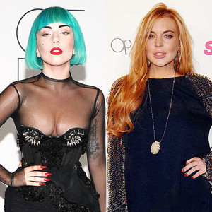 Lady Gaga, Lindsay Lohan Lady Gaga, Lindsay Lohan